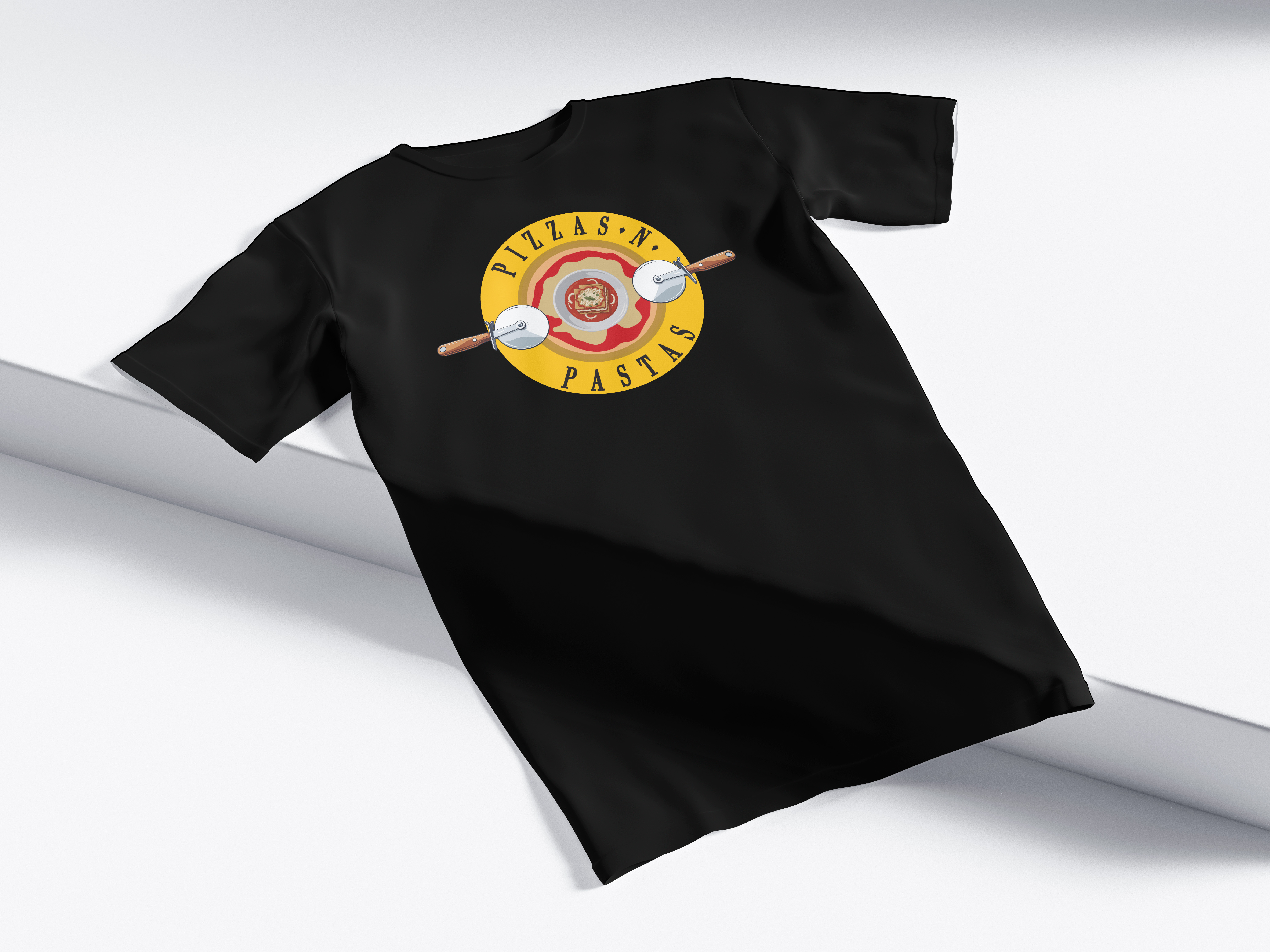 Donna Jean circle badge t-shirt mockup